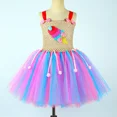 thumbnail image 4 of Disfraz de helado de caramelo de Candyland, vestido de tul para fiesta de cumpleaños de niñas, vestidos de princesa para niñas pequeñas, ropa de vacaciones, 4 of 5