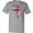 Athletic Heather, variant on Black History Month Ink Print African Heart T-Shirt
