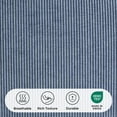 thumbnail image 4 of Videri Home 20"x20" Navy Blue Pinwale Corduroy Decorative Throw Pillow Covers, Retro for Den(2 Pack), 4 of 6