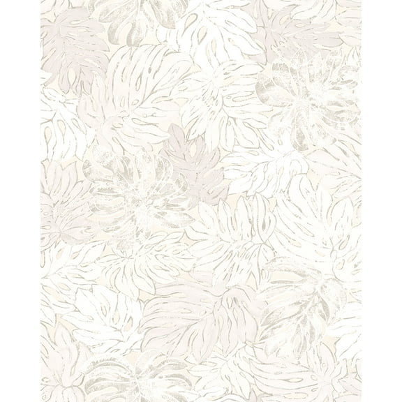 Marburg Cedar White Botanical Wallpaper