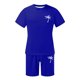 thumbnail image 4 of Conjunto de Sudadores de Hombres Impresión Casual Deportes de Manga Corta Cuello Redondo, Traje de Deporte de 2 Piezas con Pantalones de Corredores de Cintura Elástica, 4 of 4