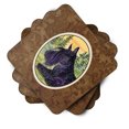 thumbnail image 2 of Carolines Treasures SS8511FC Scottish Terrier Foam Coaster Set of 4 3 1/2 x 3 1/2 multicolor, 2 of 3