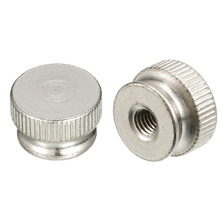 

Knurled Thumb Nuts 2 Pack M5 x D16mm x H10mm Carbon Steel Blind Hole Nuts