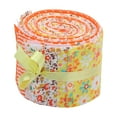 thumbnail image 2 of Rollo de Gelatina de 20 X 2,4 Pulgadas con Estampado Floral con Patrones Variados, Accesorios para Manualidades de 2,4 X 39 Pulgadas, para álb Amarillo Baoblaze Tiras de tela, 2 of 7