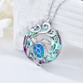 thumbnail image 5 of JKR Sea Turtle Jewelry for Women Sterling Silver Turtle Necklace Crystal Tortoise Pendant, Sea Turtles Gifts for Women Girlfriend Wife Anniversary, 5 of 8