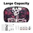 thumbnail image 3 of Skeleton Charger Organizer, Hard Drive Cases, Cord Travel Organizer, Cell Phone Cord Organizer - Waterproof Oxford Cloth Digital Bag 5.9x9.44x3.14 in, 3 of 6