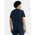 thumbnail image 3 of Athletic Works Men's and Big Men's Jacquard Short Sleeve Workout Shirt, Sizes S-3XL, 3 of 5