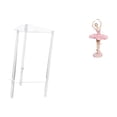 thumbnail image 1 of Mesa Auxiliar Minimalista De Acrílico Transparente Con Figura De Bailarina, Escultura De Niña De Resina, Mesita De Noche Moderna, Mesa Auxiliar Para Sala De Estar, Dormitorio, Oficina, Sala, 1 of 8