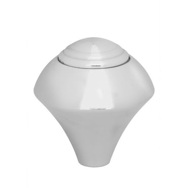 Lokar SK-6928 LOCSK-6928 KNOB; WITH PLAIN PUSH BUTTON FOR LOKAR SHIFTER;2IN. DECO STYLE; POLISHED FINISH