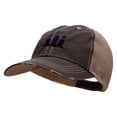 thumbnail image 2 of Halloween Tombstones Embroidered Low Profile Special Cotton Mesh Cap - Brown Khaki OSFM, 2 of 5