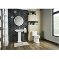 thumbnail image 2 of Gerber G0021020 Logan Square 1.28 Gpf One Piece Elongated Chair Height Toilet - White, 2 of 3
