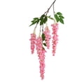 thumbnail image 1 of 47.2 Inch Artificial Fake Wisteria Hanging Flower Garland Silk Flower String for Home Party Decoration, 1 of 6
