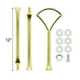 thumbnail image 3 of Hariumiu Kitchen Sets of 3 Tier Cake Plate Stand Handle Hardware, Fruit Cake Plate Handle Cake Cupcake Dessert Serving Tray Stand Handle Plate Hardware Fitting Holder, 3 of 8