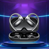 Language Translation Earbuds Open Ear Wireless Bluetooth Headphones Pain-Free Air Conduction Ear Buds With LED Digital Display Charging Case Sweat Resistant For Running Headphones