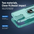 thumbnail image 6 of ELEHOLD Case for iPhone 16 Pro Max, Heavy Duty Shockproof Full Body Case with Built in Metal Ring Holder Kickstand + Screen Protector,F, 6 of 10