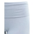 thumbnail image 4 of Seyurigaoka Women Casual Stretch Bootleg Yoga Pants High Waisted Solid Color Lounge Pants Workout Trousers Activewear for Daily Street, 4 of 5