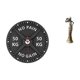 thumbnail image 1 of Reloj de gimnasio,Reloj de pared con barra para gimnasio en casa Reloj de culturismo,Sala de entrenamiento moderna,decoración genial,gran sala de entrenamiento.,Figura de escritorio,Artesanía, 1 of 8
