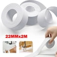 thumbnail image 2 of 1 Roll Waterproof Tape 2M*22mm PVC Sealing Strip Bath Shower Sink Basin Edge Sealant Tape Adhensive For Home Kitchen Decoration, 2 of 2