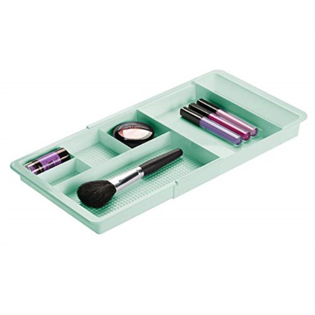 idesign expandable cosmetic drawer organizer for vanity to hold makeup, beauty products