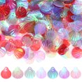 thumbnail image 1 of 600-Pack Seashell Sequins, Shell Shape Loose Sequins with 2 Holes, Sea Shell Flakes [Multicolor], 1 of 2