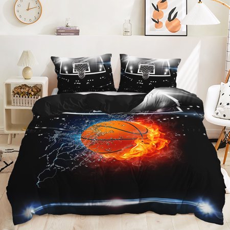 Hosima 3 Piece 3D Digital Printed Duvet Cover Full Size Bedroom Decorative Bedding Set,DEW01-Full
