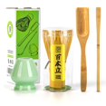 thumbnail image 1 of Juego de batidores de matcha, batidores de bambú TEANAGOO, juego de 4 piezas para principiantes, 1 of 8