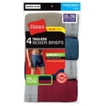 thumbnail image 2 of Hanes Red Label Men`s Boxer Brief Black/Grey, XL, Black/Grey, 2 of 3