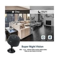 thumbnail image 5 of Cámara de seguridad inalámbrica Wifi Mini cámara IP pequeña Cámara de visión nocturna inteligente para vigilancia de cámara magnética en el hogar, batería incorporada, aplicación en tiempo real -, 5 of 5