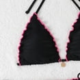 thumbnail image 5 of Glisme Black Bikini Sets For Women Two Piece Swimwear Top And High Waisted Bottoms Swimsuit For Beach Pool For Swimming Pool, 5 of 6