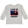 thumbnail image 3 of Inktastic Military Dad I Love My Daddy Boys or Girls Long Sleeve Toddler T-Shirt, 3 of 5