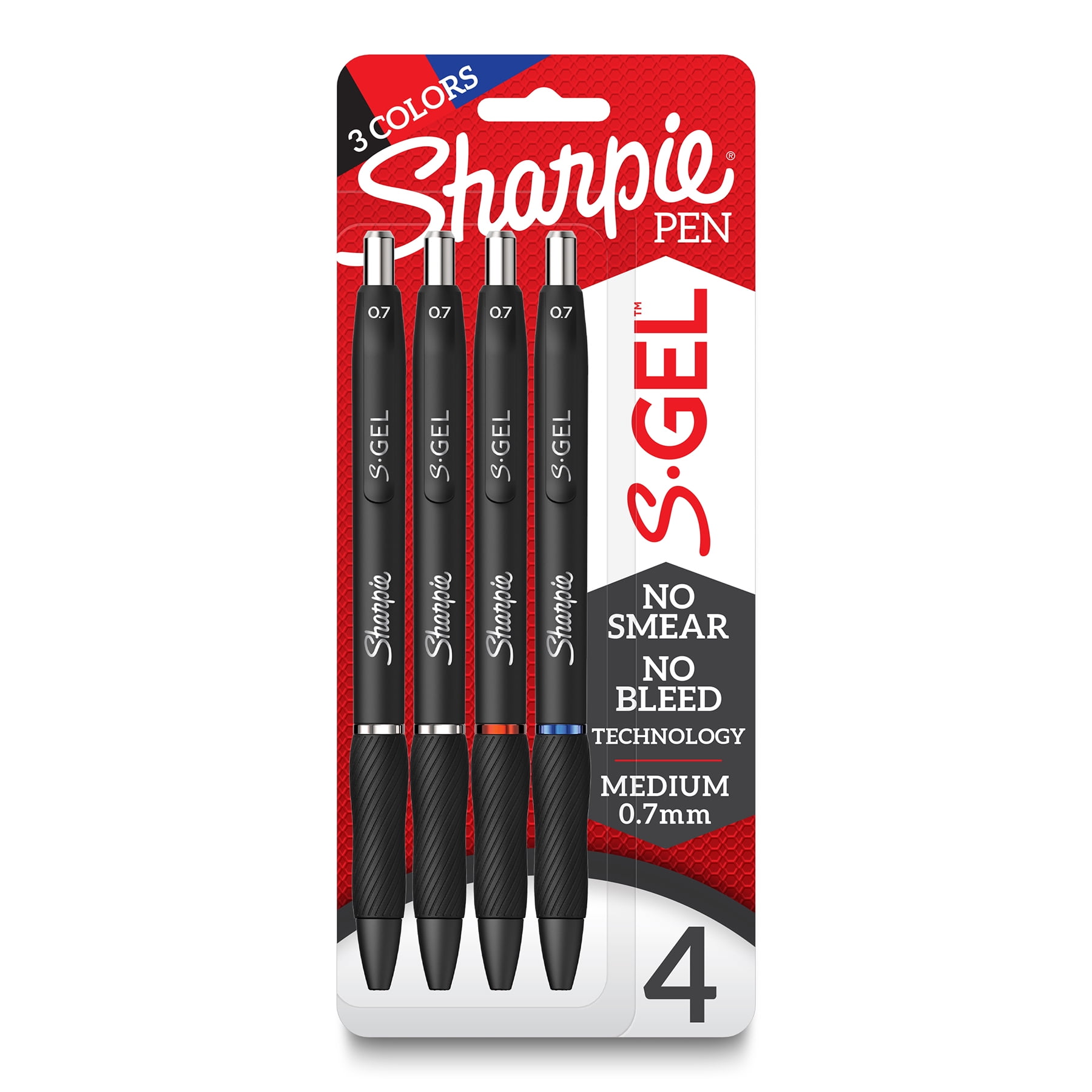 Sharpie Rollerball Pens, Carded Packaging, 5mm, 2/Pkg