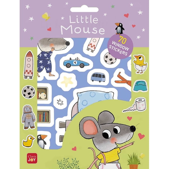 Little Mouse Window Stickers, (Paperback)