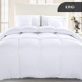 thumbnail image 2 of Edredón con relleno de edredón Utopia, cama king size, color blanco, 2 of 8
