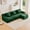 Green, variant on MAYEERTY 82.7" Teddy Fabric Boneless Sofa, Orange 300lbs/seat 32D Foam Non-Slip No Assembly Couch for Living Room Bedroom
