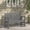 Gray, variant on MUCHENGHY 48" Outdoor Garden Bench, 550lbs Weatherproof HDPE Porch Seat, Black