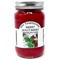 thumbnail image 2 of Merry Holly Berry, 16 Oz. Mason Jar, 100% Red Soy Candle, Christmas, 2 of 2