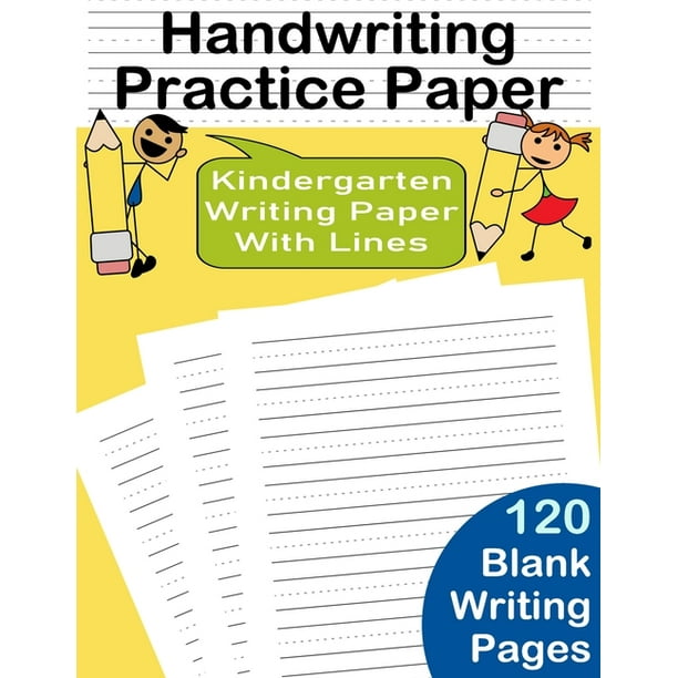 Handwriting Practice Paper Kindergarten Writing Paper With Lines