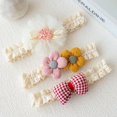 thumbnail image 1 of Banda para el cabello para bebés de 0 a 3 años, gorro para el cuidado de bebés femeninos, tocado de flores, accesorios para el cabello, diadema para recién nacidos, tocado de un año, 1 of 5