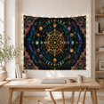 thumbnail image 5 of Celestial Mandala with Planets and Nebula, Dreamy Boho for Space Lovers, Cosmic Home Decor, Housewarming Gift Tapestry Wall Hanging for Bedroom, Living Room and Dorm, 5 of 7