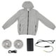 thumbnail image 1 of Chaqueta de enfriamiento ajustable Prendas de abrigo Chaleco de enfriamiento con ventilador Banco de energía de 20000 mah para trabajar Ciclismo Correr Cocinar Jardinería L, 1 of 5