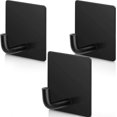 thumbnail image 1 of 3 Self-adhesive Hooks, Heavy-duty Stainless Steel Hooks, Coat Hooks, 1 of 2