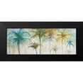 thumbnail image 2 of Pinto, Patricia 24x12 Black Modern Framed Museum Art Print Titled - Watercolor Palms, 2 of 5