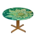 thumbnail image 3 of HAOXIT Round Tablecloth Beautiful Floral Table Cloths Waterproof Table Cover for Dining Holiday Banquet 31-35, 3 of 8