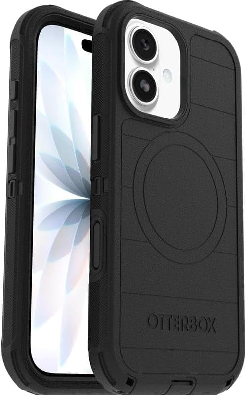 OtterBox iPhone 17 (Only) Bundle: Defender Series Case & Screen Protector - Black - Case Only - Snaps on MagSafe - Tough - Rugged & Durable - Non-Retail Packaging