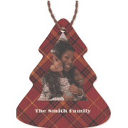 Customizable Photo 3.5x3.375 Tree Bamboo Ornament