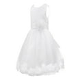 thumbnail image 5 of renvena Flower Girl Dress Wedding Infant Toddler Flower Petals Tulle Layer Maxi Dress, 5 of 7