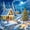 Christmas 09, variant on Manfei Winter Holiday 7-Piece Twin Bedding,Cartoon Xmas Christmas Tree Bedding Comforter Set,Navy Blue Reversible