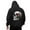 Black, variant on Mens Hoodies Sweatshirt Pullover Halloween Skull Graphic Loose Hooded Mens Work Clothing,Brown,M