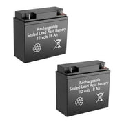 BatteryGuy 12V 18AH SLA replacement batteries for ActiveCare Medical LMR41221 (Pack of 2) - rechargeable