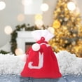 thumbnail image 1 of Fiudx Bolsas de Dulces Navideñas con Letras, Diseño de Punto Bordado, Decoración Navideña Personalizada, Adornos Versátiles para El Árbol, Porta Tarjetas de Regalo, Fáciles de Colgar, Decoración Fest, 1 of 5